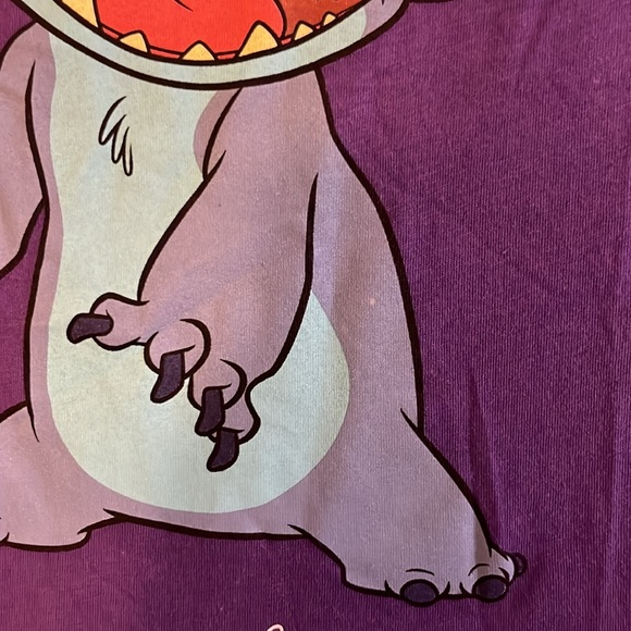 Disney Purple lilo and stitch tshirt size large - Picture 6 of 7